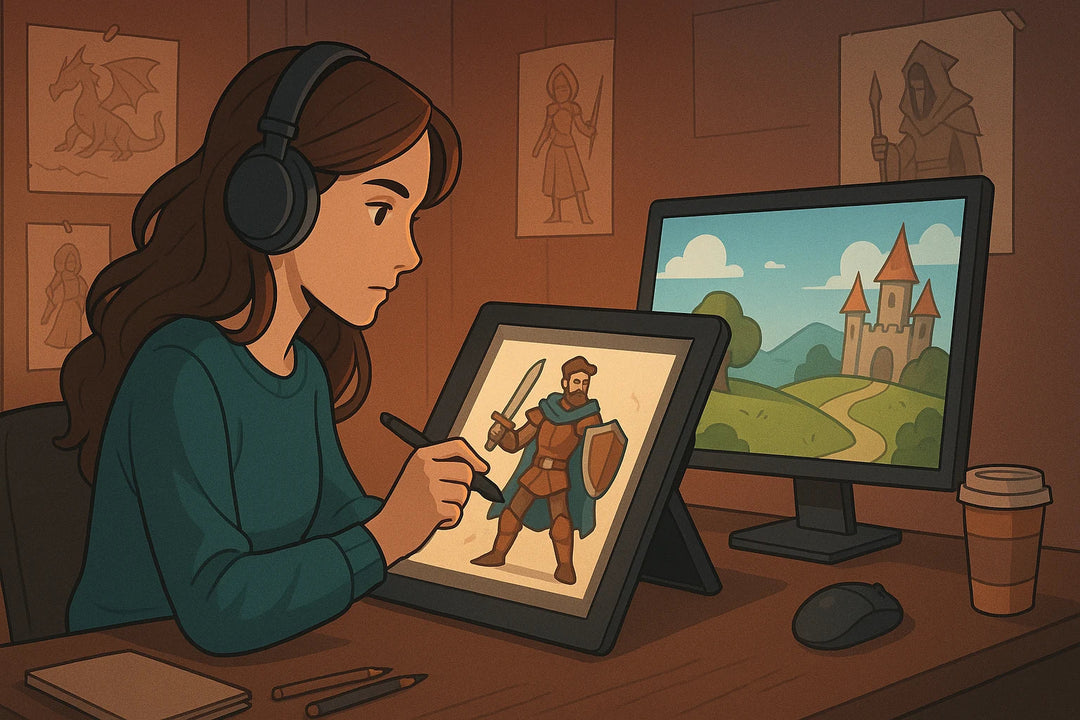 Custom Game Illustrations: Why Original Artwork Matters in Game Development