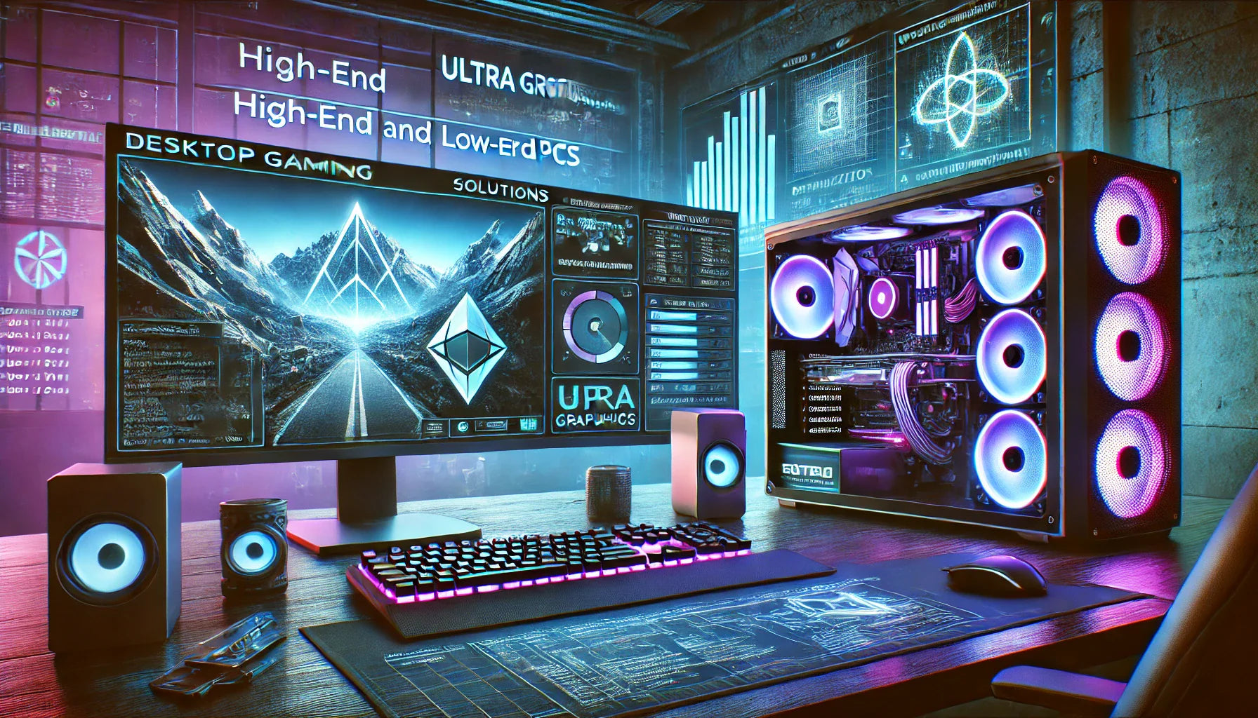 Desktop Gaming Solutions: Optimizing Performance for High-End and Low-End PCs
