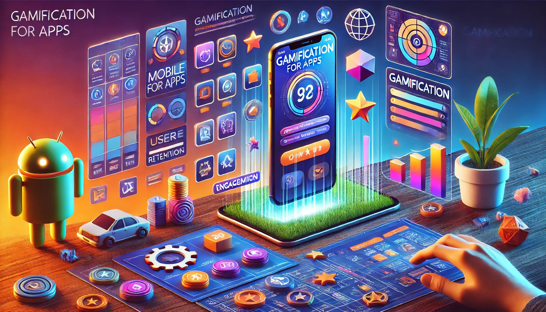 Gamification for Apps: How Mobile and Web Applications Use Game Elements