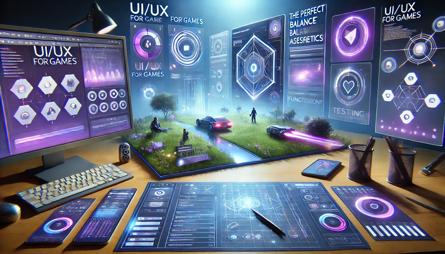 UI/UX for Games: The Perfect Balance Between Aesthetics and Functionality