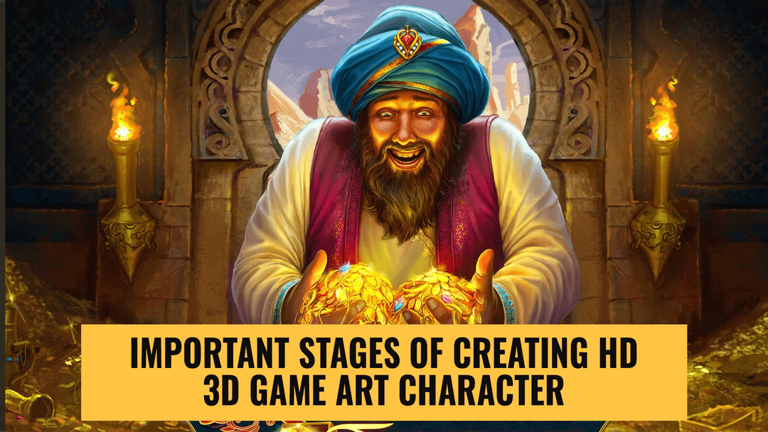Important Stages of Creating HD 3D Game Art Character
