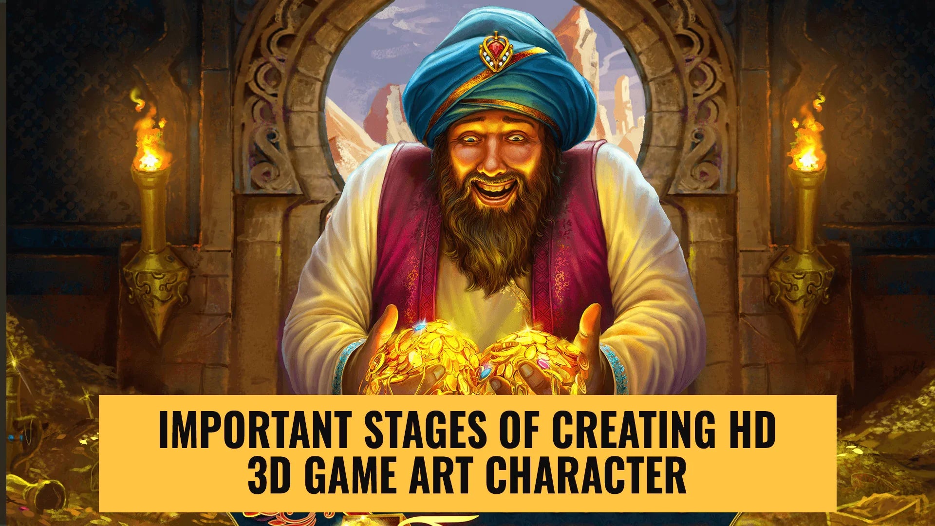 Important Stages of Creating HD 3D Game Art Character